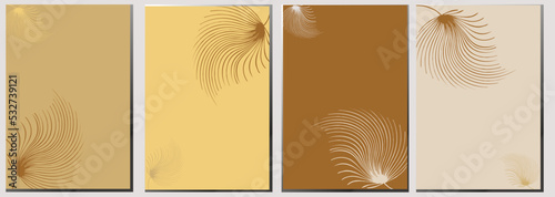 Vector set of abstract backgrounds in minimal trendy style with space for text-design templates for social media stories also can be used for card, cover, invitation, background, textile or interior