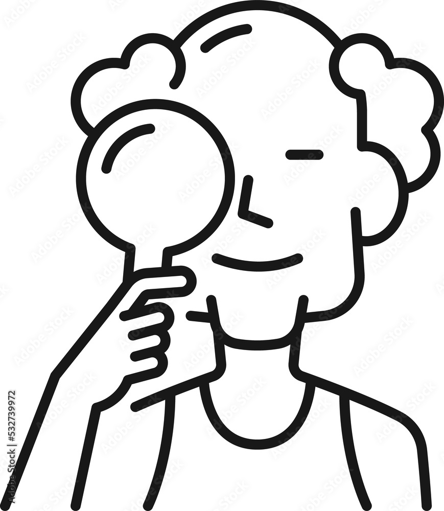 Senior man having eye check, eyesight consultation Senior man having eye check, eyesight consultation