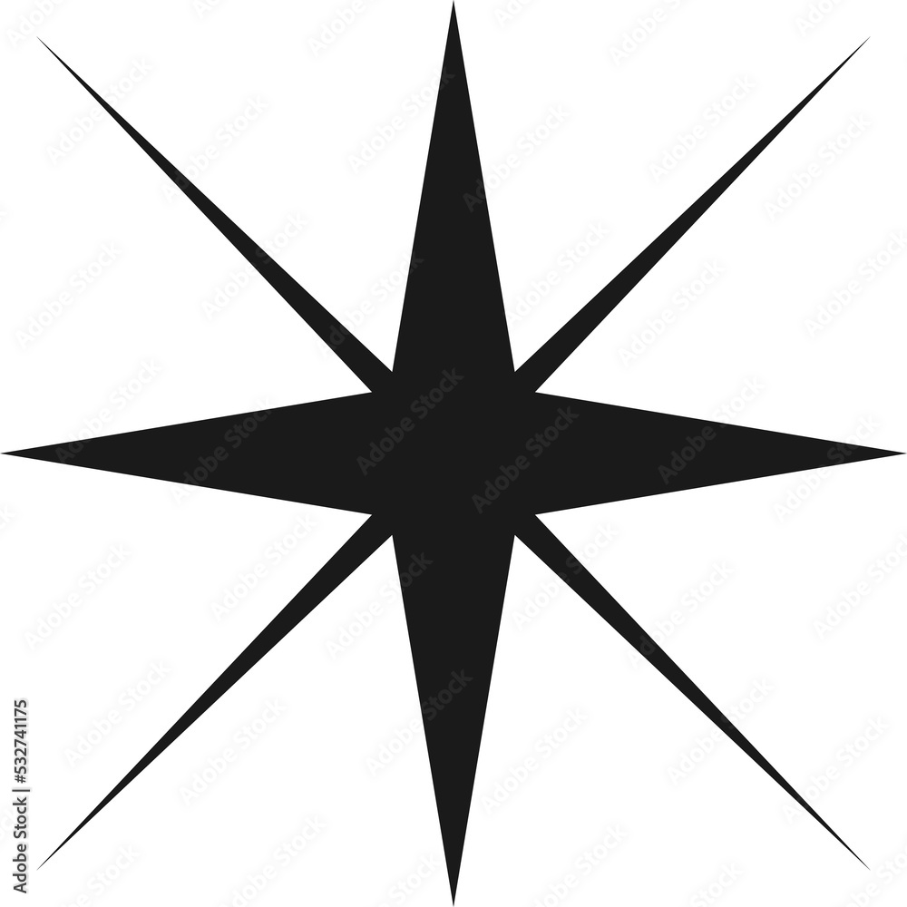 Burst twinkle icon, star sparkle, flash or burst Burst twinkle icon, star sparkle, flash or burst