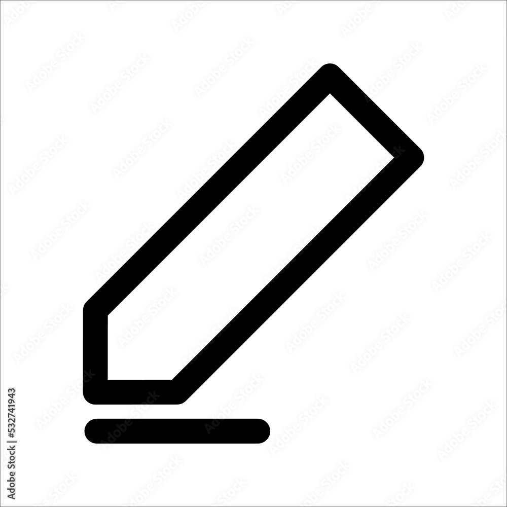 pencil icon education symbol logo template simple design element pencil icon education symbol logo template simple design element