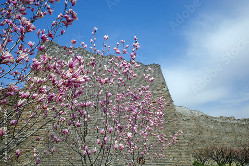 watch tower and old wall of ming dynasty