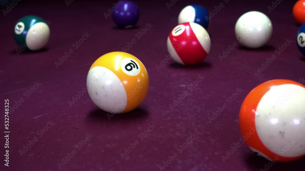 Snooker ball on snooker table. Snooker Table Set For A Game. Playing Snooker. Snooker ball on snooker table. Snooker Table Set For A Game. Playing Snooker.