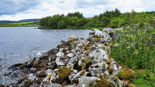 Dun Grianan broch, Loch Mealt, Isle of Skye photo