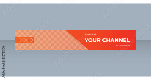 corporate YouTube banner design YouTube cover design , cover template 