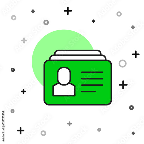 Filled outline Resume icon isolated on white background. CV application. Searching professional staff. Analyzing personnel resume. Vector