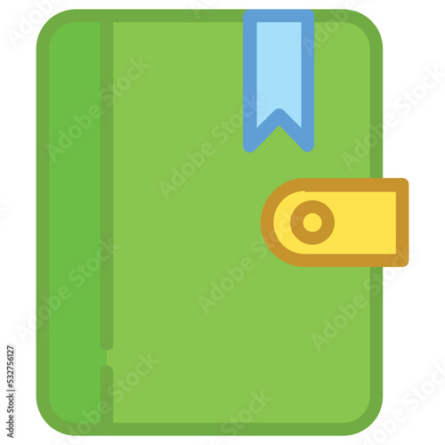 Memo Book Vector Icon 
