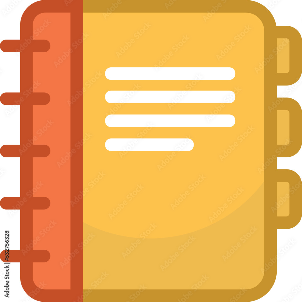 Memo Book Vector Icon Memo Book Vector Icon