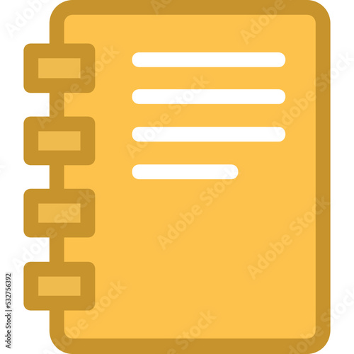 Memo Book Vector Icon 