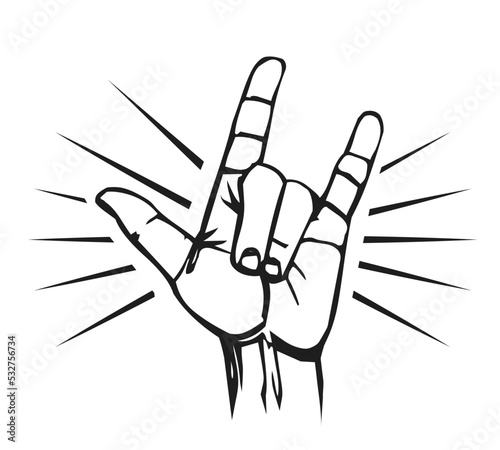 ILY Retro Vintage Sign Language