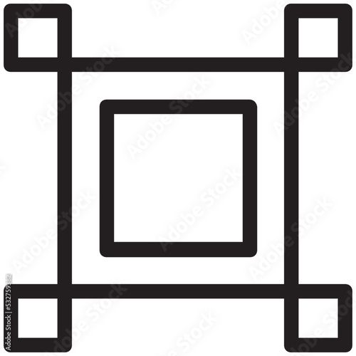 Selection Square Vector Icon 