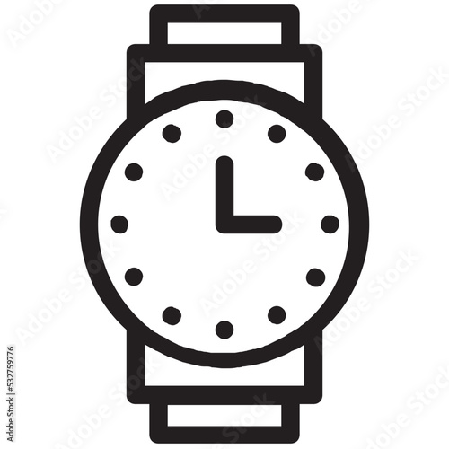 Wristwatch Vector Icon