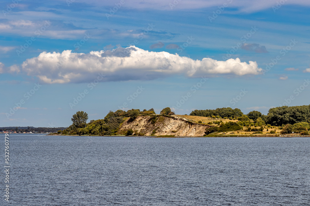 small Noor on the Baltic Sea. Fjord, Flensburg, Germany, Schleswig-Holstein small Noor on the Baltic Sea. Fjord, Flensburg, Germany, Schleswig-Holstein