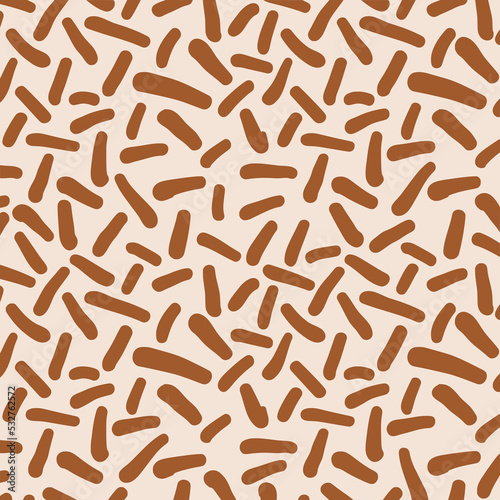 Confectionery Chocolate Candy Sprinkles Pattern Vector Illustration