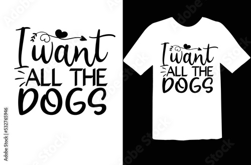 I want all the dogs svg design