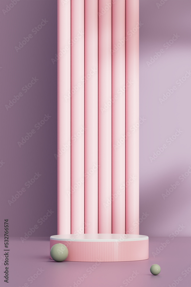 Background 3d scene with podium, minimal product display mock up scene and geometric shape object. 3d rendering Background 3d scene with podium, minimal product display mock up scene and geometric shape object. 3d rendering