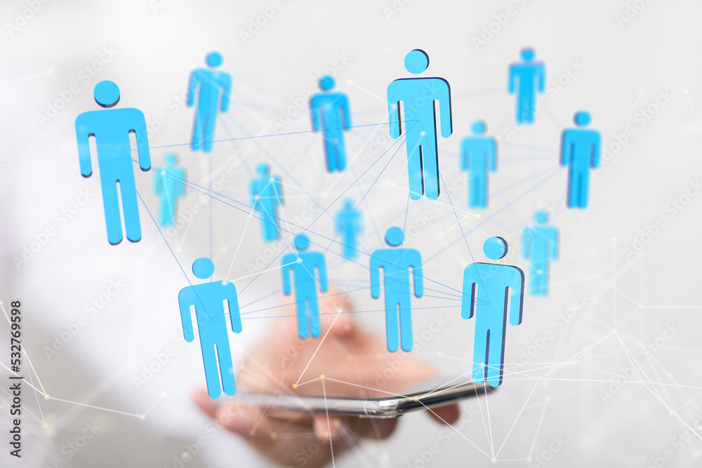 Global network. Blockchain. 3D illustration. Neural networks and artificial intelligence. Abstract Global network. Blockchain. 3D illustration. Neural networks and artificial intelligence. Abstract