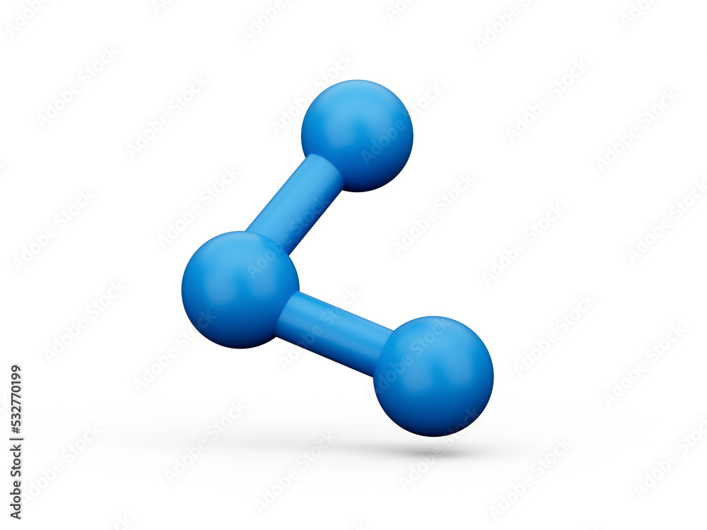 Blue share icon or Forward symbol 3d illustration isolated background Blue share icon or Forward symbol 3d illustration isolated background