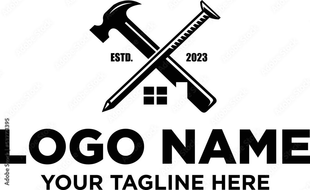 Hammer-home-real-estate-premium-logo-design Hammer-home-real-estate-premium-logo-design