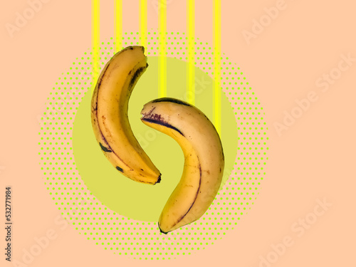illustration of bananas