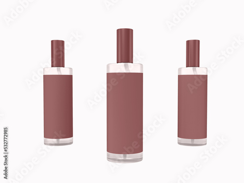 Transparent Luxury Perfume Glass Scent Spray Bottle Image