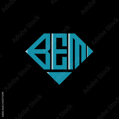 REM letter logo creative design. REM unique design.
