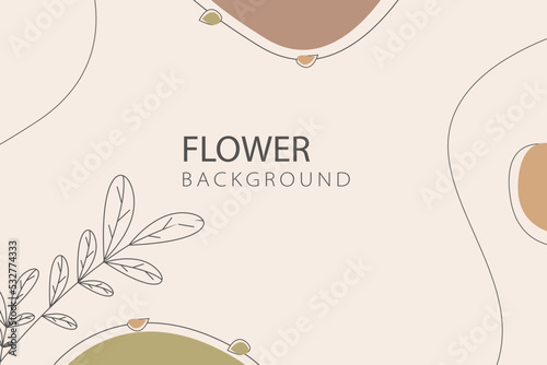 Flower neutral background abstract beatiful wallpaper cute  easter greeting card 