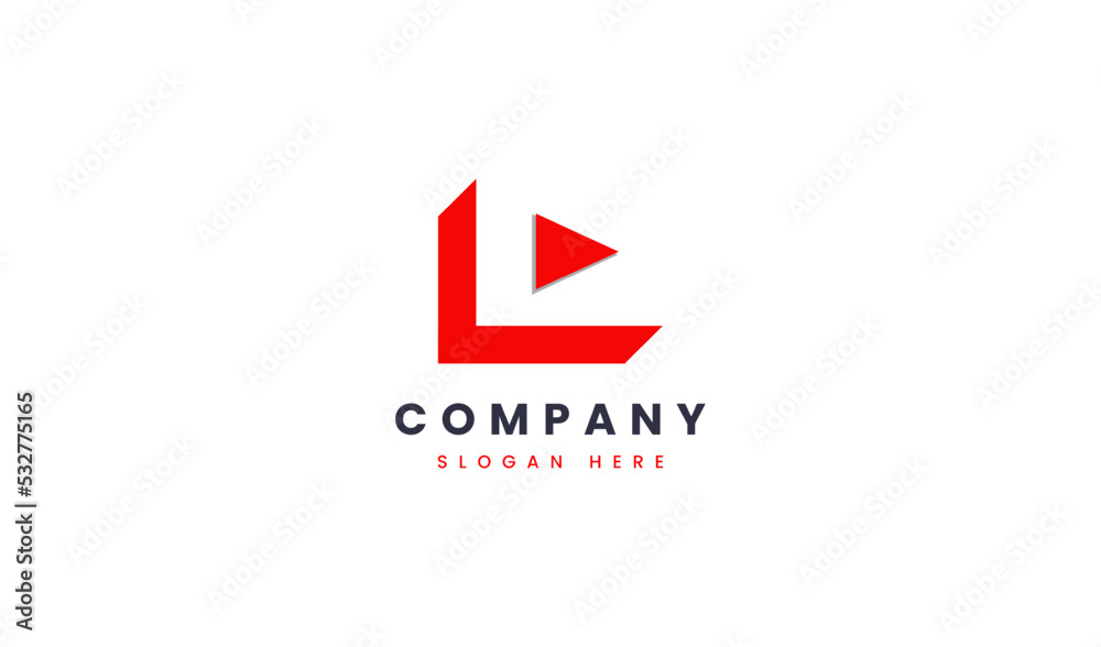 Initial Letter L Play Button Logo Design. Usable for Business and Video or Music Company Branding Logos. Flat Vector Logo Design Template Element. Initial Letter L Play Button Logo Design. Usable for Business and Video or Music Company Branding Logos. Flat Vector Logo Design Template Element.