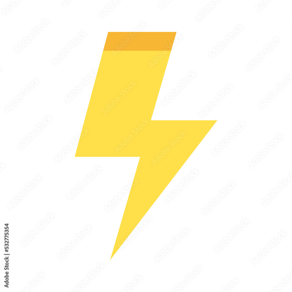 Electric icon with a color style that is suitable for your modern business Electric icon with a color style that is suitable for your modern business