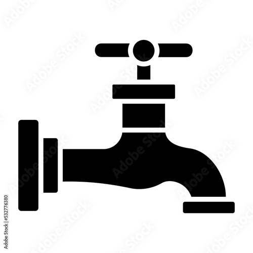 Faucet Glyph Icon