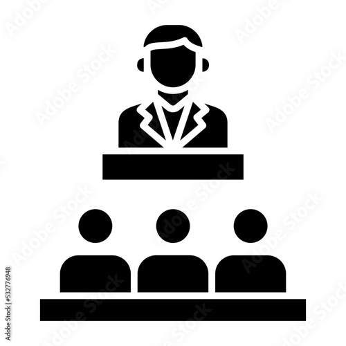Senate Glyph Icon