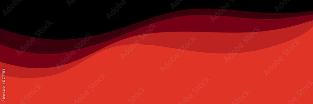 Naklejka premium minimalist seamless landscape waves pattern vector good for wallpaper, background, backdrop, banner, web, and design template