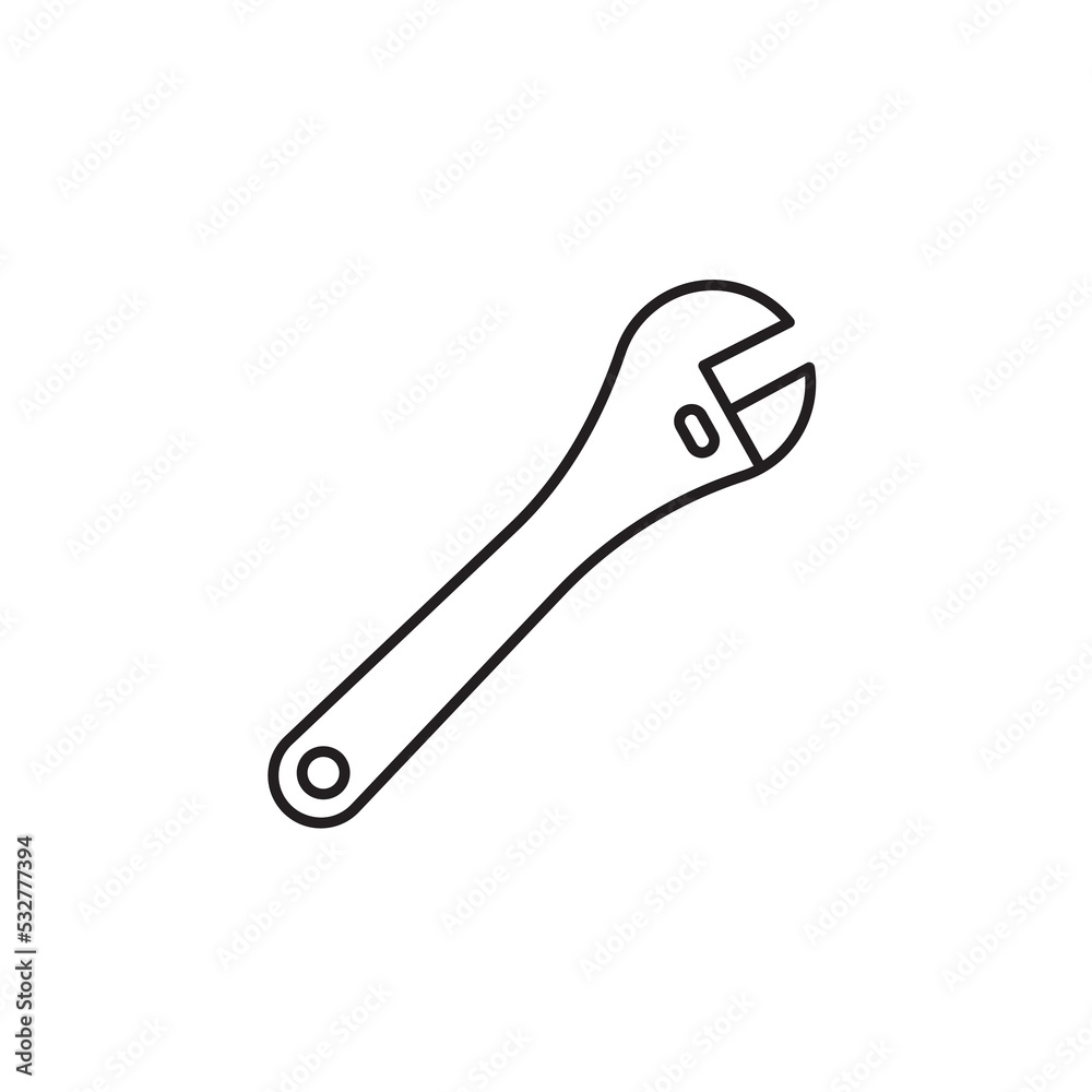 wrench vector for website symbol icon presentation wrench vector for website symbol icon presentation