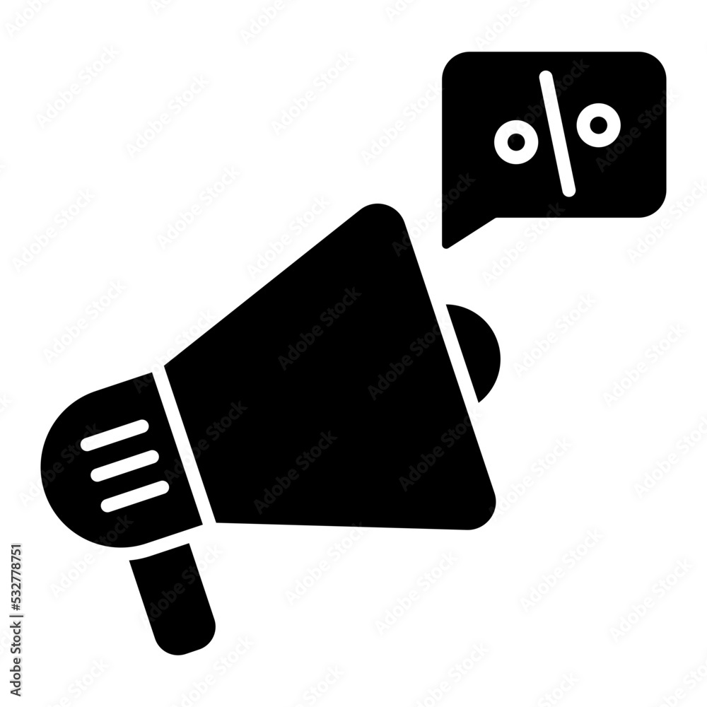 Modern design icon of discount promotion Modern design icon of discount promotion
