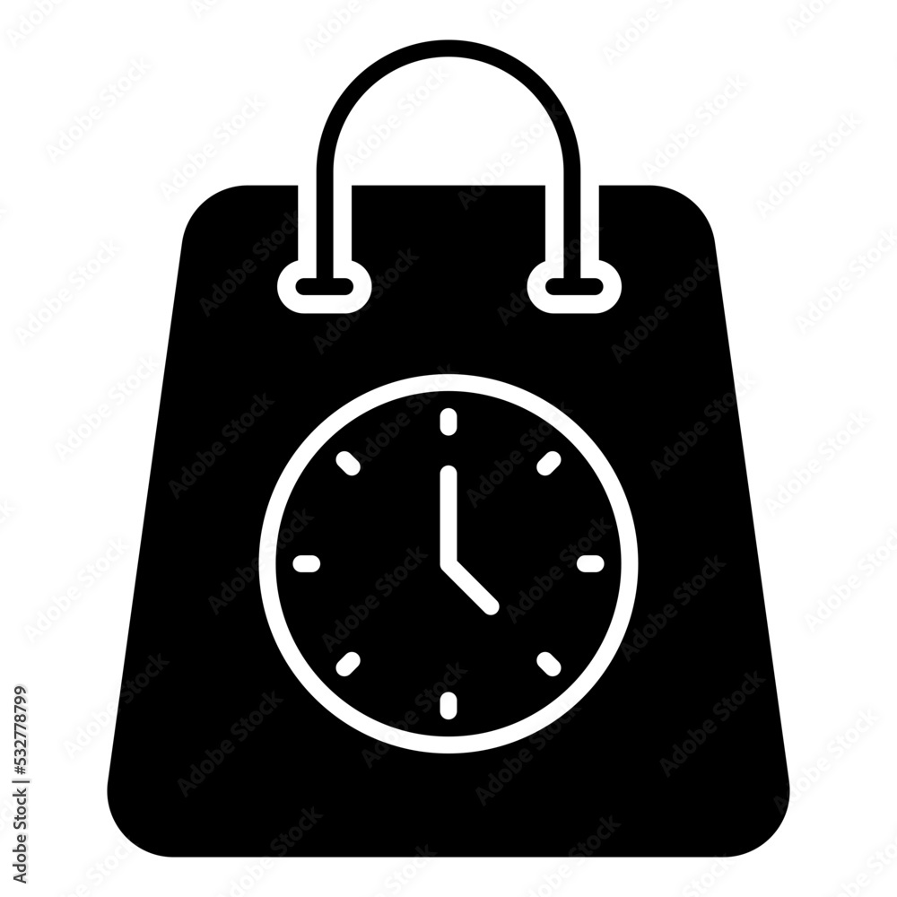 Trendy vector design of on time delivery Trendy vector design of on time delivery