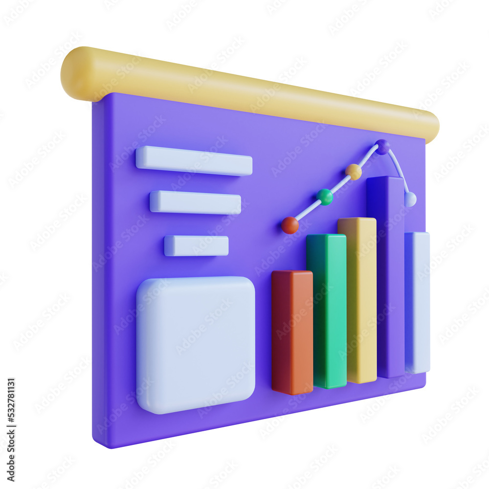 3d illustration presentation