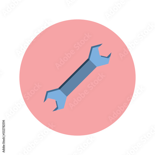 wrench vector for website symbol icon presentation