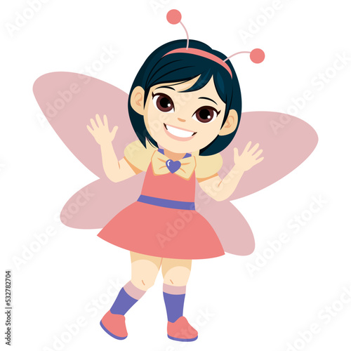 Cute fairy girl disguised i...