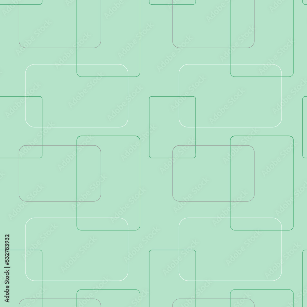 seamless pattern with squares on green background