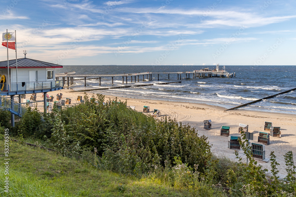 Strand und Seebrücke Koserow