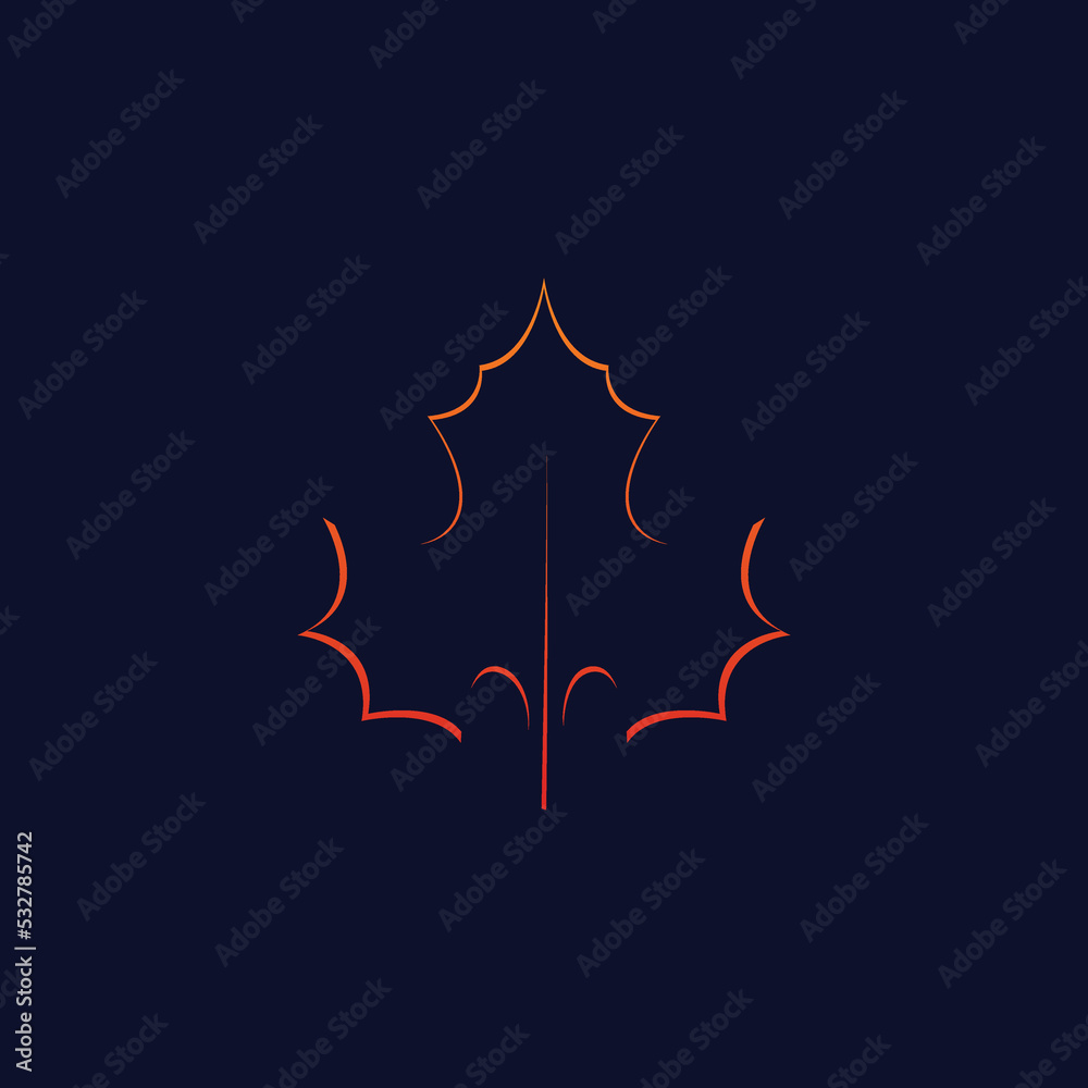 fall logo icon vector holiday