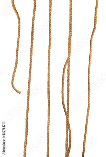 Rope isolated on white background