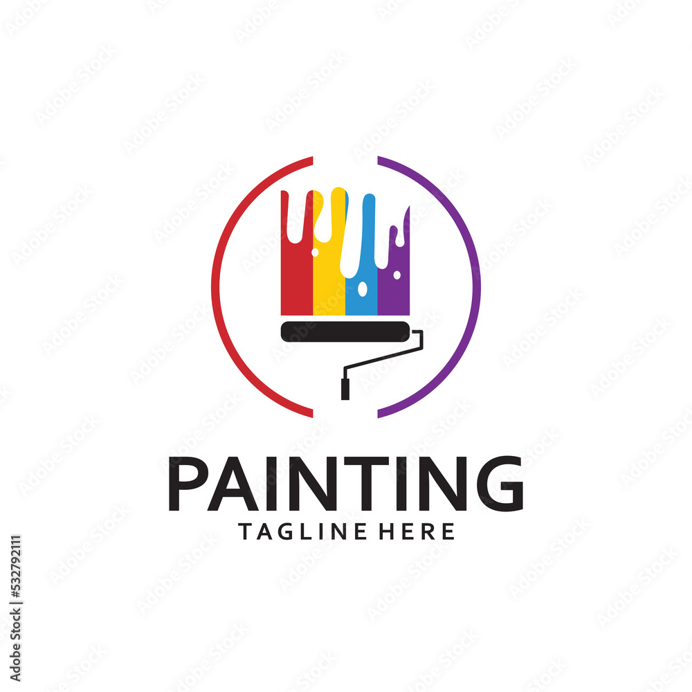 Paint Logo Template vector icon Paint Logo Template vector icon