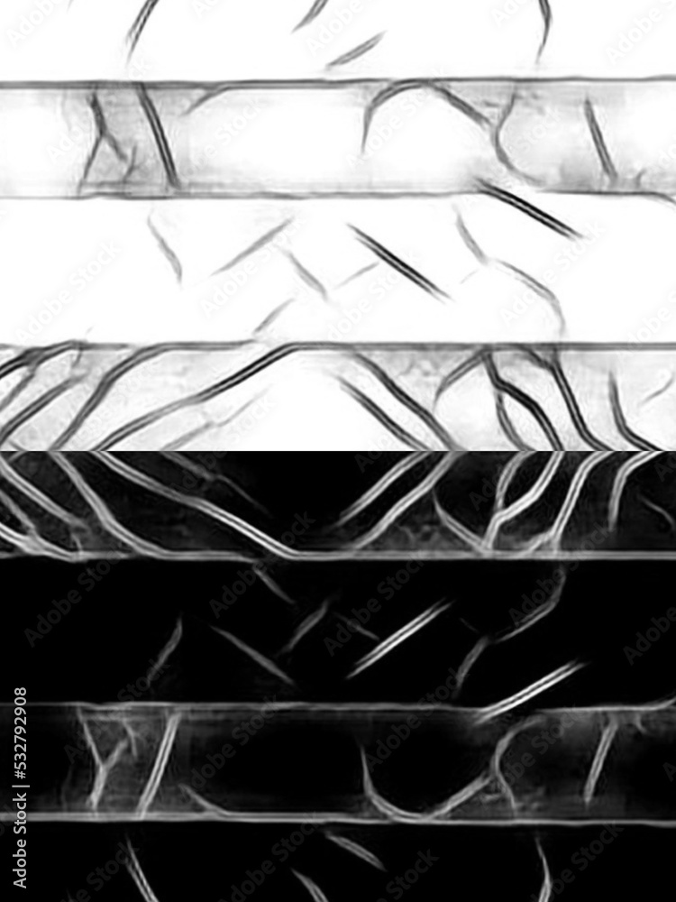 Naklejka premium pattern and design inspired by tree branch truck and roots on a bright white background