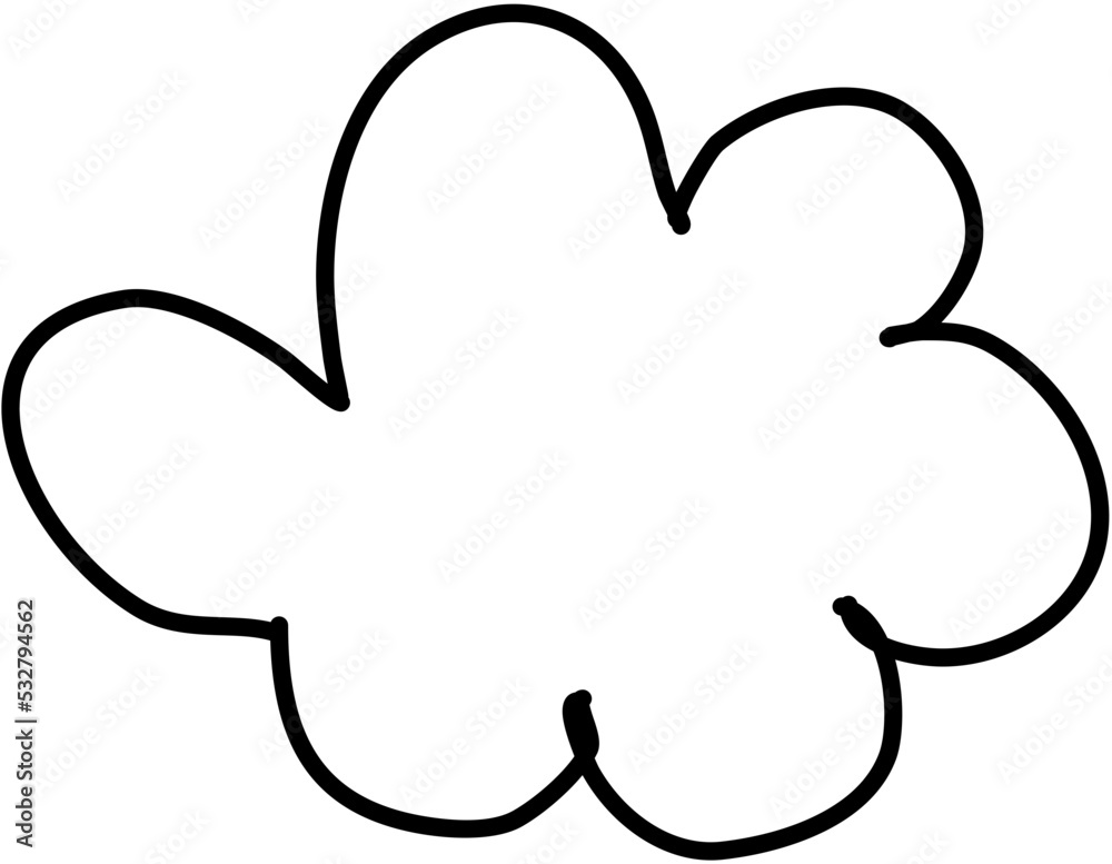 Children Draw Cloud Doodle Children Draw Cloud Doodle