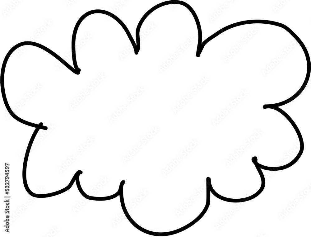 Children Draw Cloud Doodle Children Draw Cloud Doodle