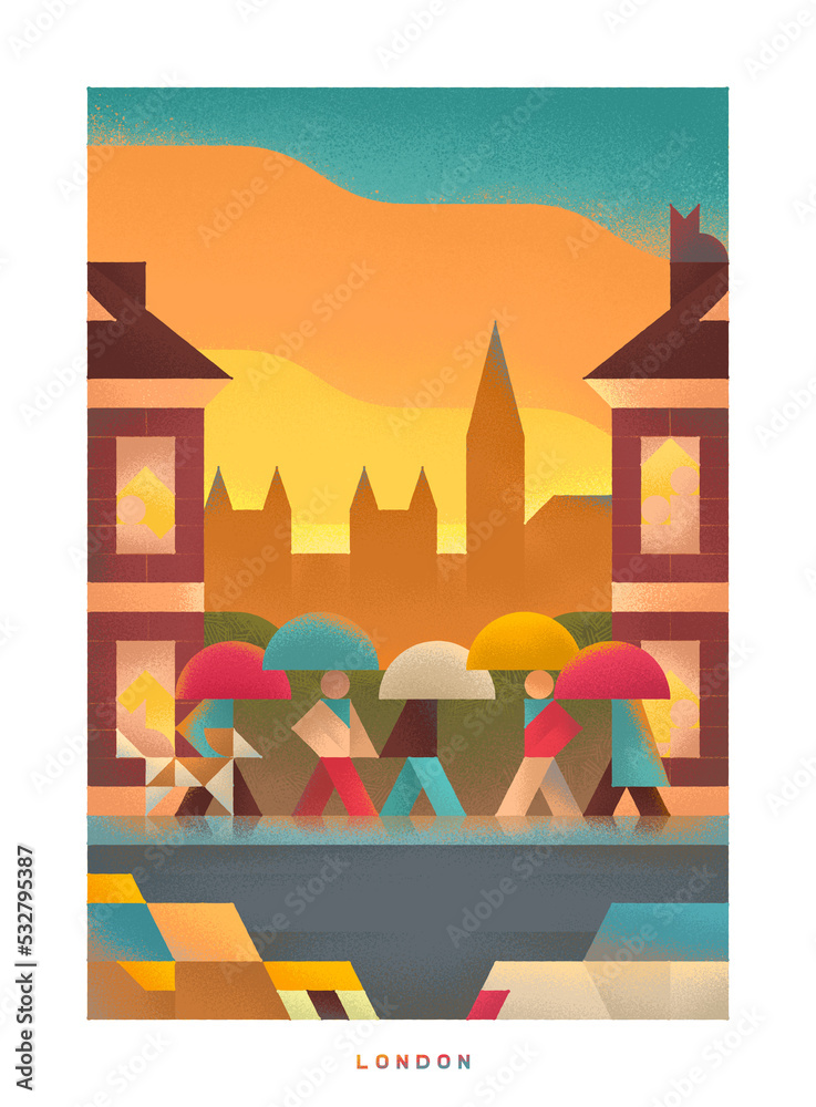 Fototapeta premium Travel around the UK