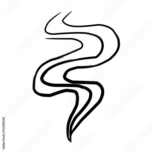 Wallpaper Mural Smoke line vector Torontodigital.ca