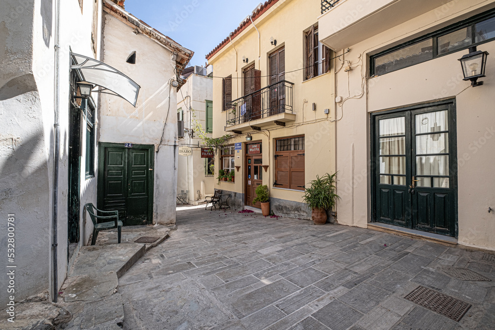 Street views of the town of Nafplio, capital of the region of Argolis, Peloponnese, Greece Street views of the town of Nafplio, capital of the region of Argolis, Peloponnese, Greece