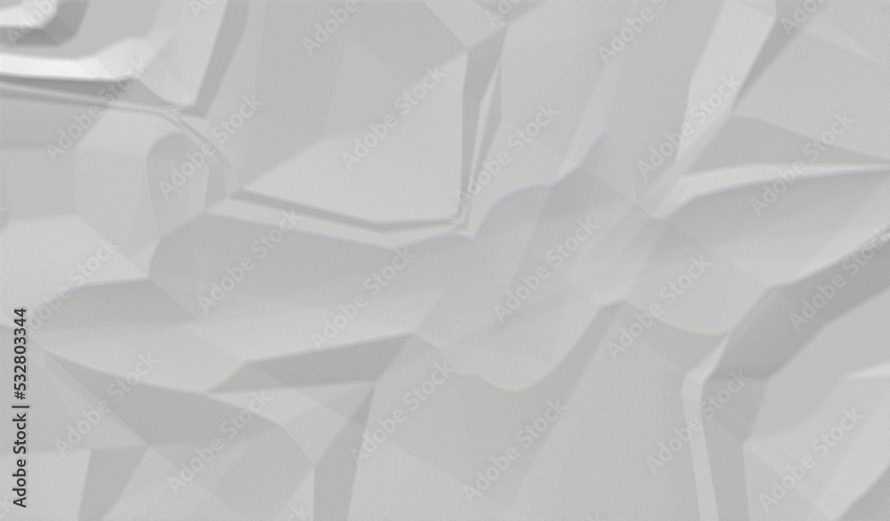 Fototapeta premium White Crumpled Paper Texture. Grey paper texture