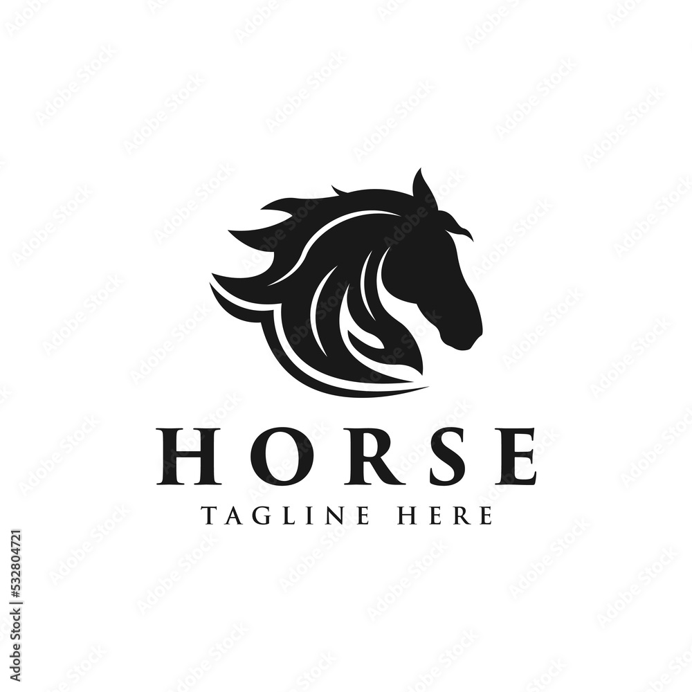 Horse logo, Vector mascot, Vector illustration icons and logo design elements - horse vector Horse logo, Vector mascot, Vector illustration icons and logo design elements - horse vector